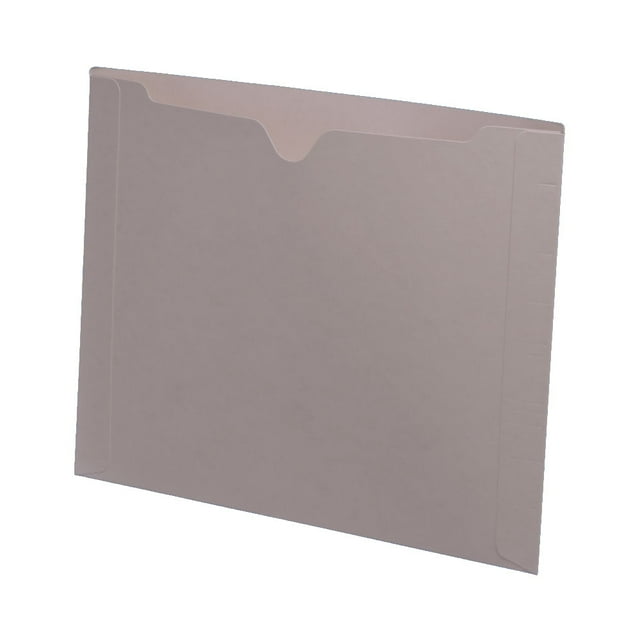 11 pt Gray Color Jacket, Letter Size, Dental Style (Box of 50)