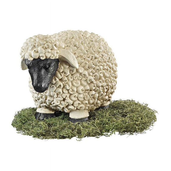 11" Counting Sheep Garden Statues