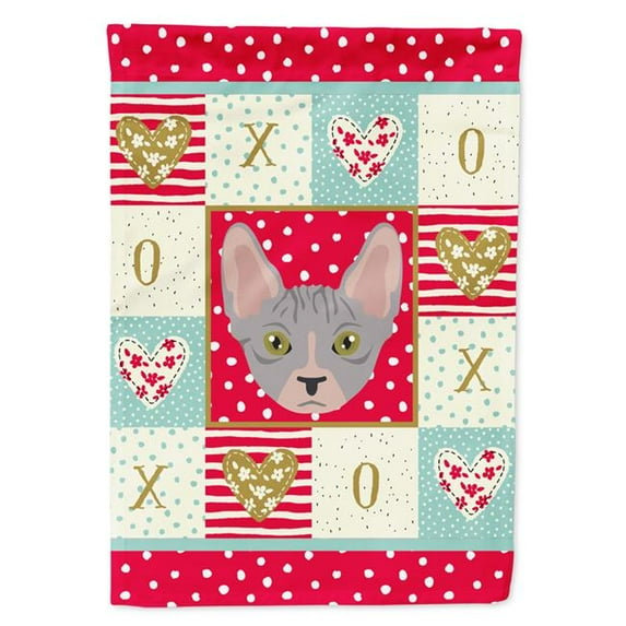 11 x 0.01 x 15 in. Bambino Cat Flag Garden Size