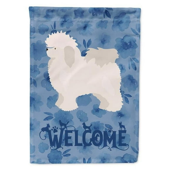 11 x 0.01 x 15 in. Bolognese Welcome Flag Garden Size