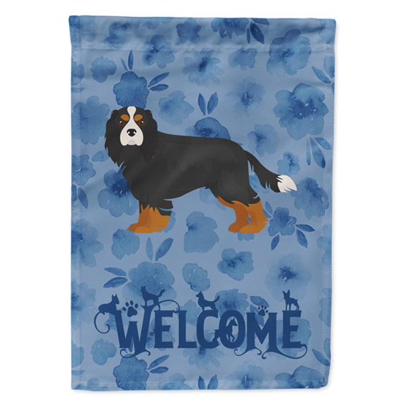 11 x 0.01 x 15 in. Cavalier King Charles Spaniel Welcome Flag Garden Size