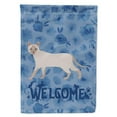 thumbnail image 1 of 11 x 0.01 x 15 in. Thai Lilac Cat Welcome Flag Garden Size, 1 of 1