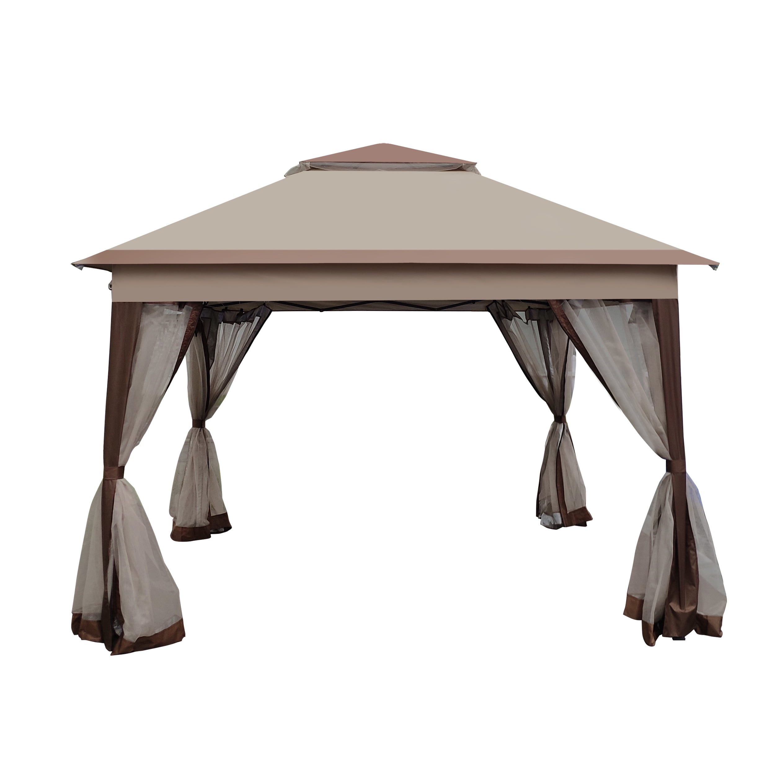 11' x 11' Gazebos and Canopies, Outdoor Canopy with Mosquito Netting