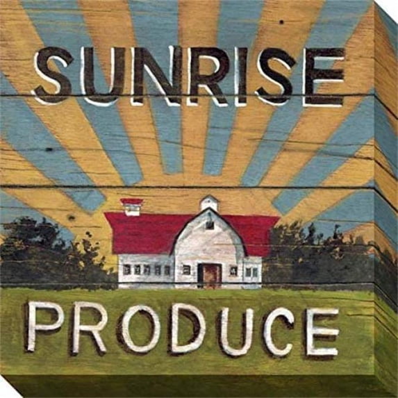 11 x 11 in. Gallery Wrapped Canvas Print - Sunrise Produce