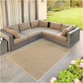 thumbnail image 1 of Koeckritz Rugs 11' x 12' Premium Ribbed Indoor/Outdoor Area Rug Quick Dry, Lightweight, Taupe, 1 of 8