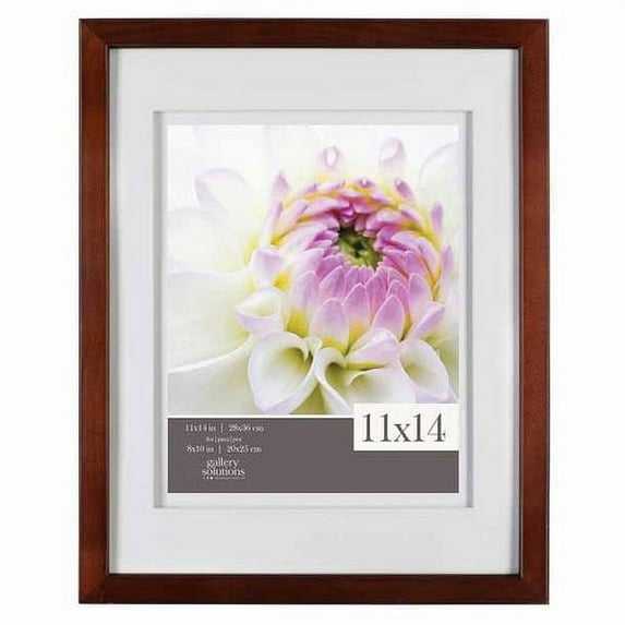 11" x 14" Espresso with White Airfloat Mat to 8" x 10"