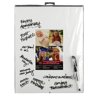 11" x 14" White Signature Mat By Studio Décor - Acid Free Mat Board for Pictures - Documents - Certificates - Artwork - and Prints - 1 Pack