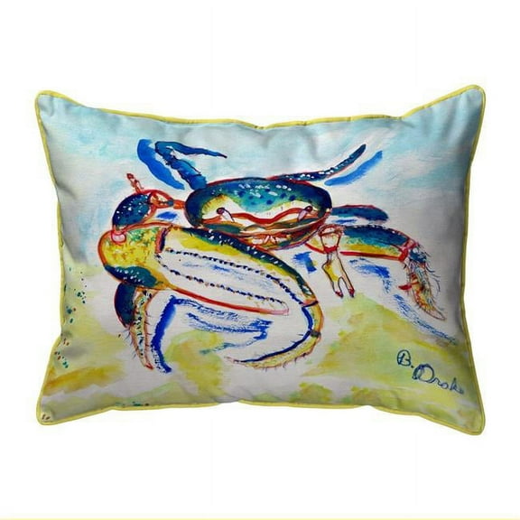 11 x 14 in. Colorful Fiddler Crab Small Indoor & Outdoor Pillow