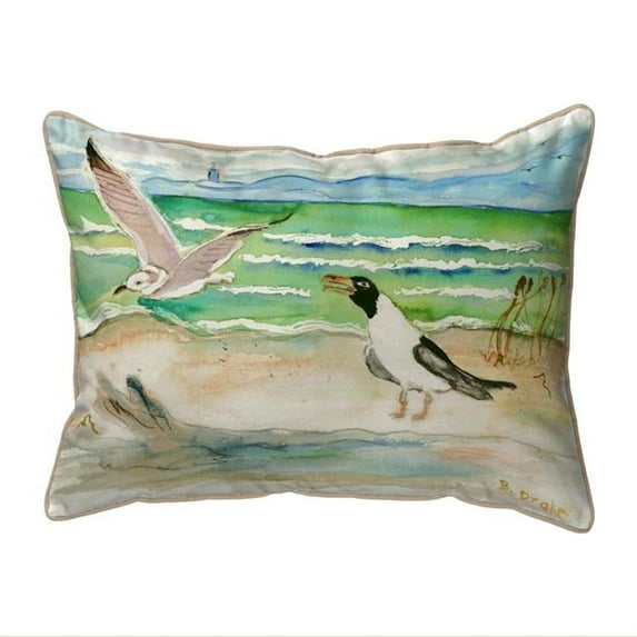 11 x 14 in. Seagulls Small Indoor & Outdoor Pillow