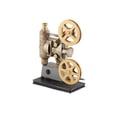 thumbnail image 1 of 11" x 15" Brown Metal Projector Film Sculpture, by DecMode, 1 of 13