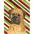 thumbnail image 1 of 11 x 15 In. Bullmastiff Candy Cane Holiday Christmas Flag, Garden Size, 1 of 1
