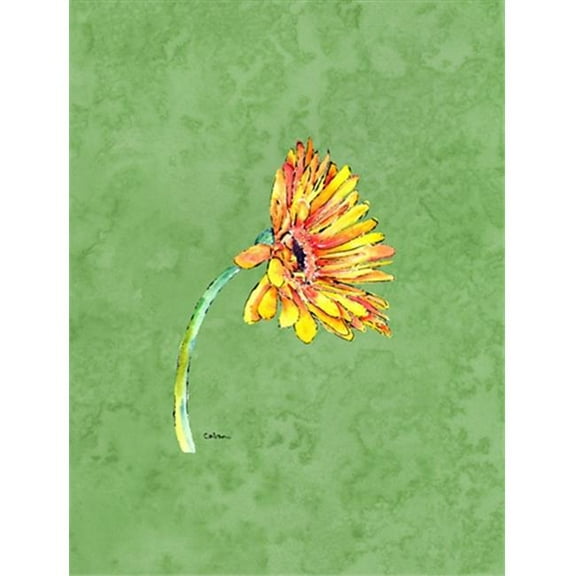 11 x 15 In. Gerber Daisy Orange Flag, Garden Size