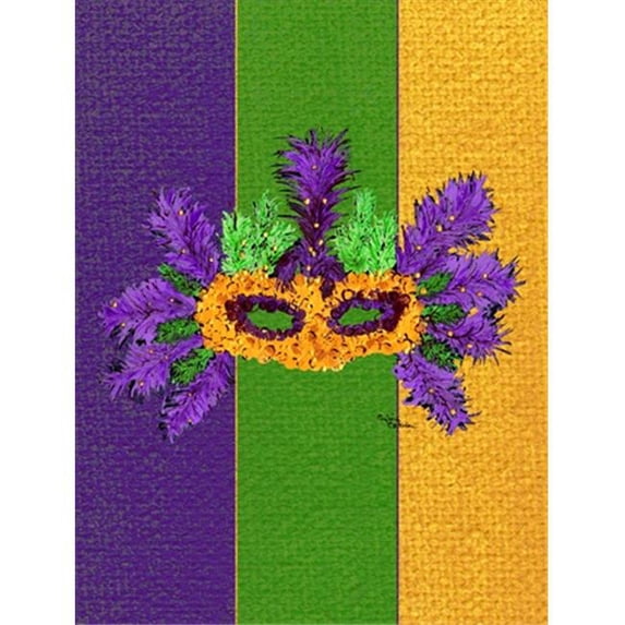 11 x 15 In. Mardi Gras Flag, Garden Size