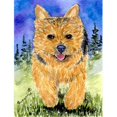 thumbnail image 1 of 11 x 15 In. Norwich Terrier Flag, Garden Size, 1 of 1