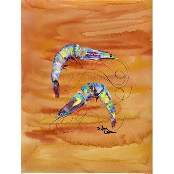 11 x 15 In. Shrimp Flag, Garden Size