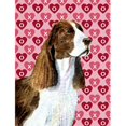 thumbnail image 1 of 11 x 15 In. Springer Spaniel Hearts Love Valentines Day Flag, Garden Size, 1 of 1