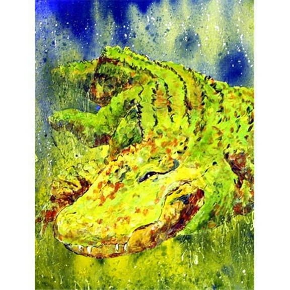 11 x 15 in. Alligator Flag Garden Size