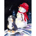 thumbnail image 1 of 11 x 15 in. Bernese Mountain Dog Garden Size Flag, 1 of 1