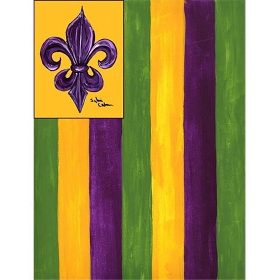 11 x 15 in. Mardi Gras Garden Size Flag