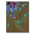 thumbnail image 1 of 11 x 15 in. Neon Hummingbirds Wall Art, 1 of 1