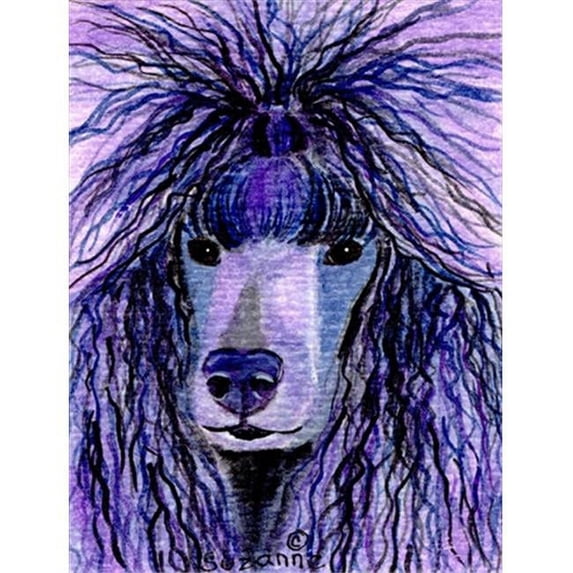 11 x 15 in. Poodle Garden Size Flag