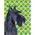 thumbnail image 1 of 11 x 15 in. Scottish Terrier St. Patricks Day Shamrock Portrait Flag Garden Size, 1 of 1