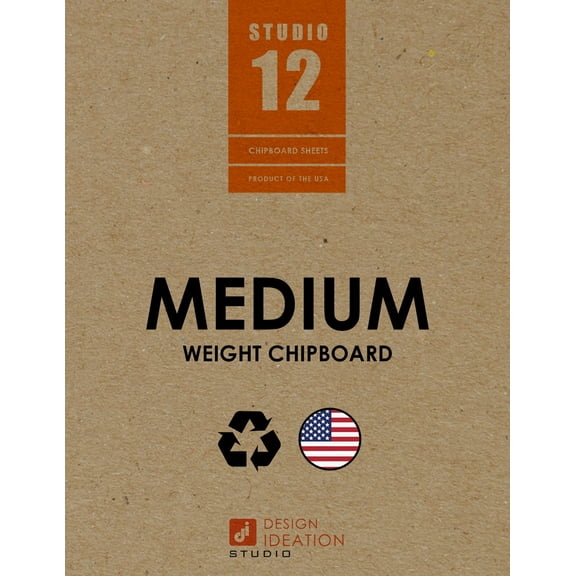 11" x 17" Chipboard. MEDIUM. Sheets for Model Building, Scrapbooking, Creative Projects and Protecting Valuable Photos and Documents. (5 Sheets)