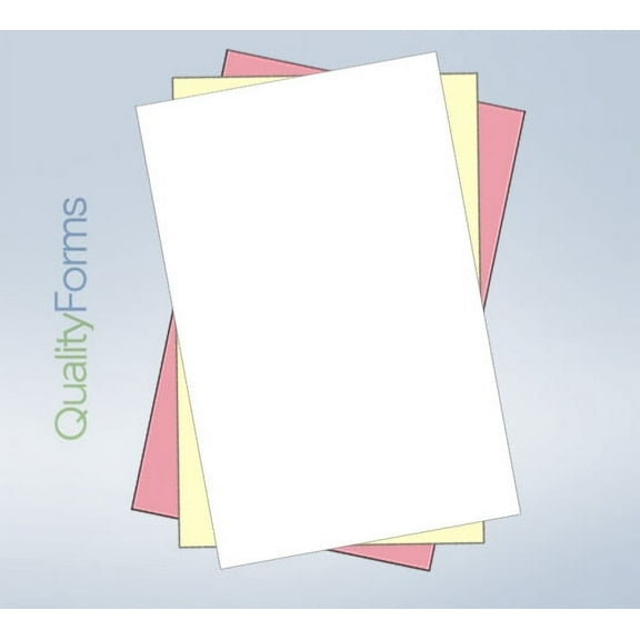 11 x 17" Laser Carbonless 3 Part Paper - Straight