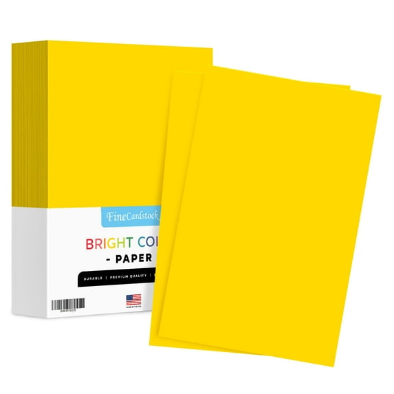 11 x 17" Sun Yellow Color Paper Smooth, for School, Office & Home Supplies, Holiday Crafting, Arts & Crafts | Acid & Lignin Free | Regular 24lb Paper - 1 Ream of 500 Sheets