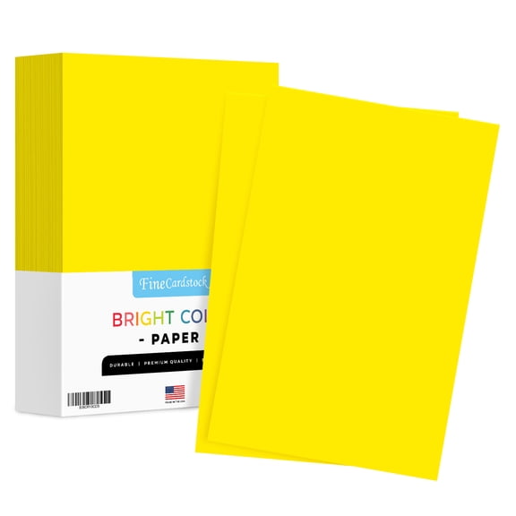 11 x 17" Yellow Color Paper Smooth, for School, Office & Home Supplies, Holiday Crafting, Arts & Crafts | Acid & Lignin Free | Regular 24lb Paper - 1 Ream of 500 Sheets