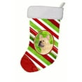 thumbnail image 1 of 11 x 18 in. French Bulldog Candy Cane Christmas Stocking, 1 of 1
