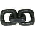 thumbnail image 1 of 11" x 3" Black Aluminum Chain Sculpture, by DecMode, 1 of 7