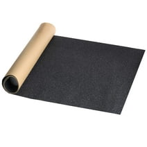 11" x 50" Black Skateboard Grip Tape Sheet, ZUEXT Bubble Free Waterproof Scooter Grip Tape, Longboard Griptape, Sandpaper for Rollerboard, Stairs, Gun, Pedal, Pistol, Wheelchair, Steps (125x27cm)