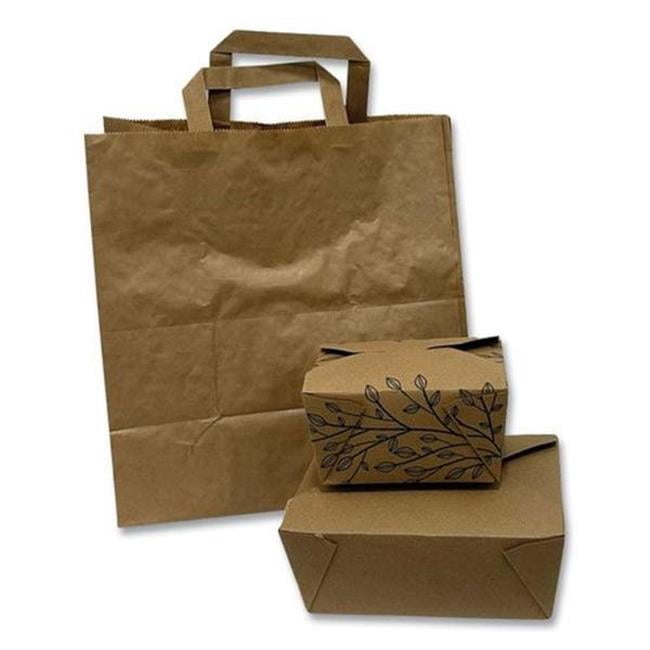 11 x 7 x 12 in. Paper Bags, Kraft Brown - Pack of 250 - Walmart.com