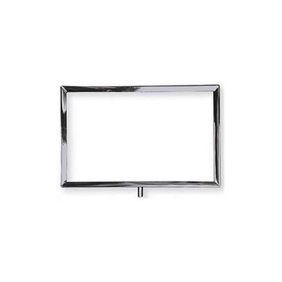 11 x 8 in. Metal Sign Holder, Chrome