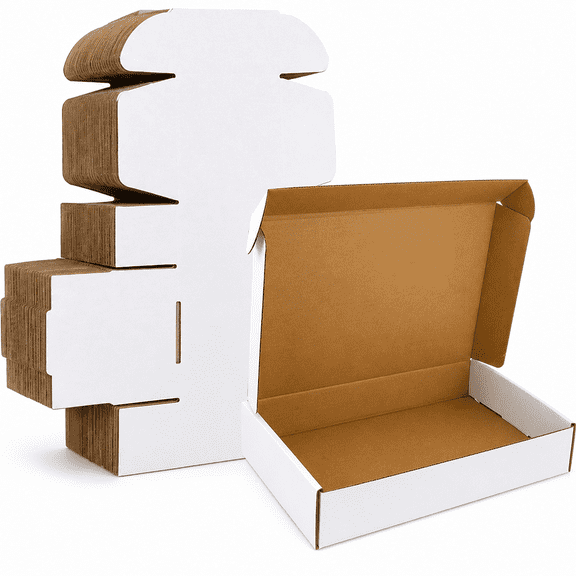 11 x 8 x 2 Inch Shipping Boxes Set of 25, Corrugated Cardboard Literature Mailer Boxes for Mailing, Packing and Storage