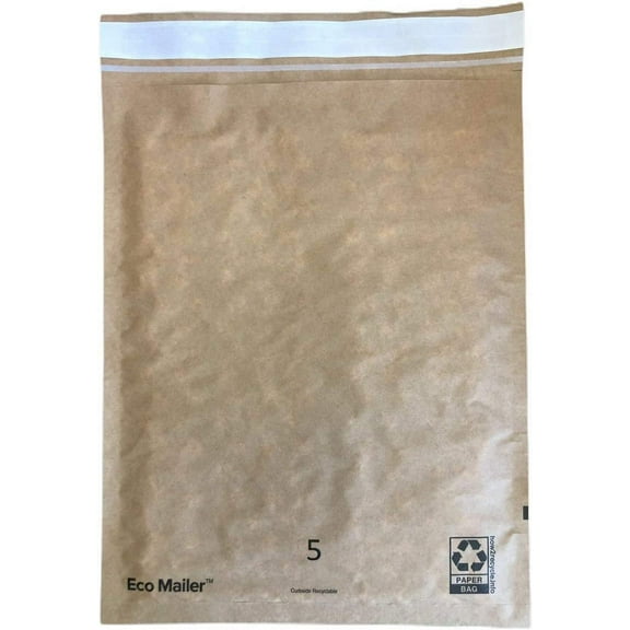 11"x14" Curbside Recyclable Padded Mailer Envelopes Eco Friendly with Self Seal Tear Strip 10