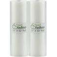 11"x50' Vacuum Sealer Bags 2 Rolls Embossed Commercial Grade Make