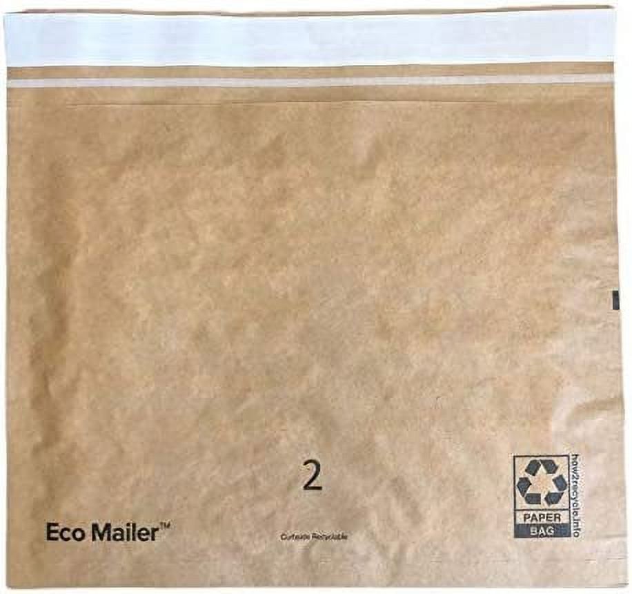 11"x8" Curbside Recyclable Padded Mailer Envelopes Eco Friendly with ...