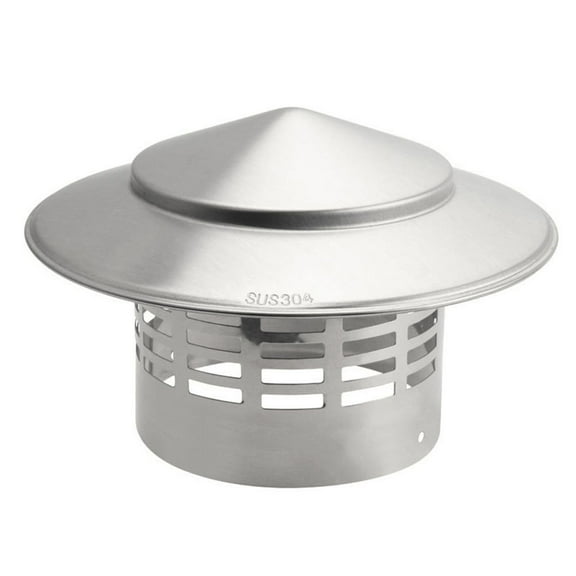 110/160Mm Chimney Pot Roof Cowl Metal Top Hat Flue Rain-Cap Ducting Pipe Wood Burner Stover Chimney Cover Air-Vents