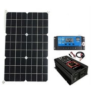 110-220 Solar Battery Inverter 4000W/6000W Solar Panel 18W Controller LED Display Solar Inverter Battery Smart Charging Board ,Fast and Efficient