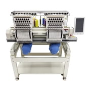 110-220V Commercial Automatic Embroidery Machine Computerized 2 Heads 15 Needle