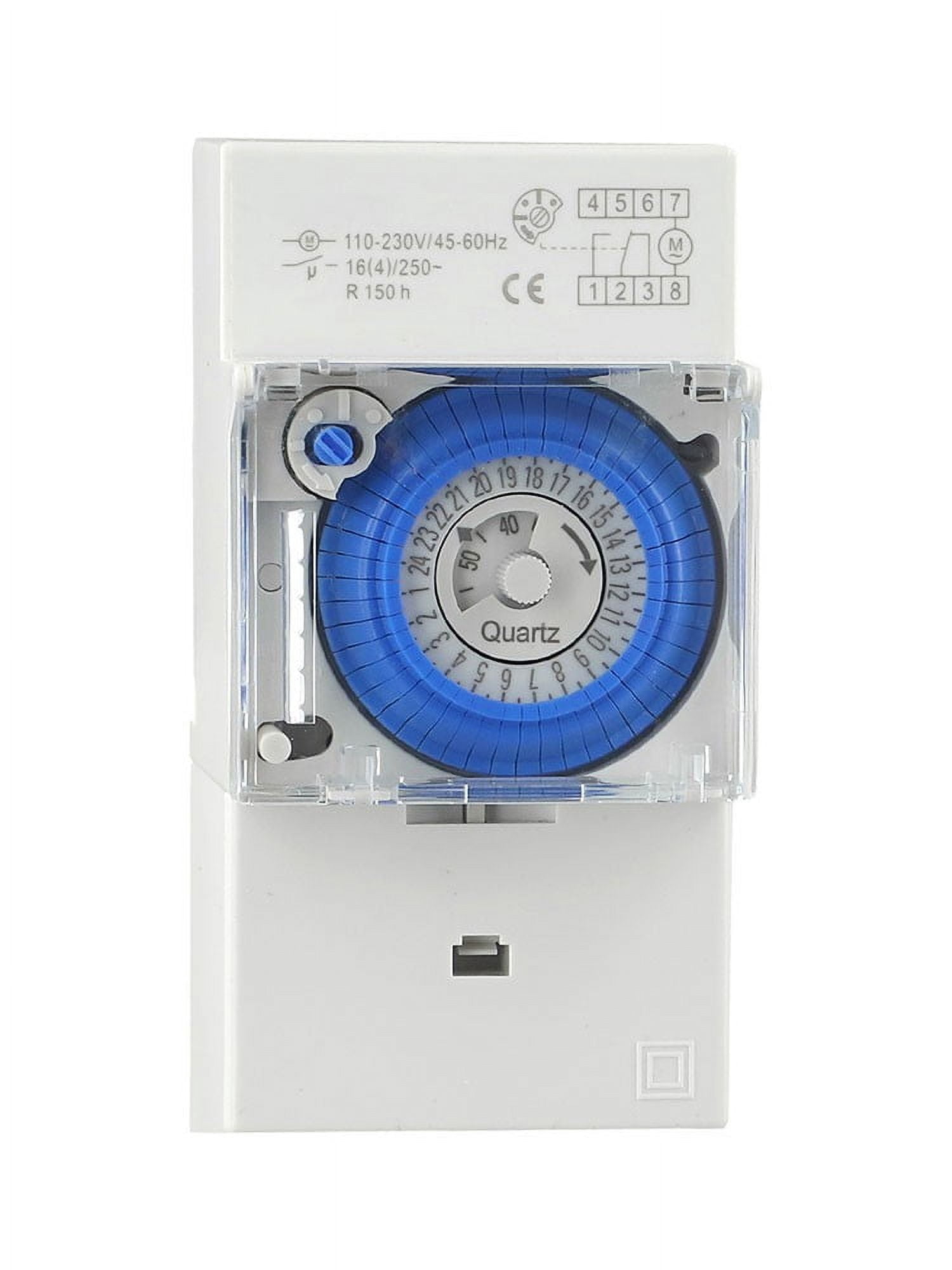 110-230V Time Control Switch Mechanical Timer 24-Hour Control Din Rail Timerelay