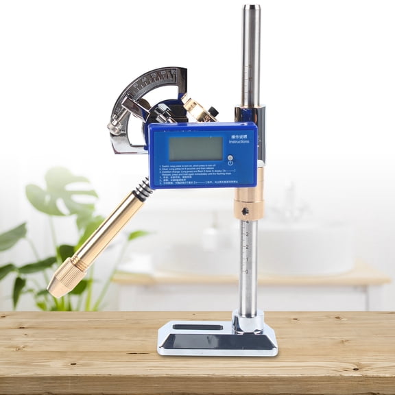 110-240V Digital Display Angle, Gem Grinding Faceted Manipulator for Processing Various Gemstones, Jewelry, Facets