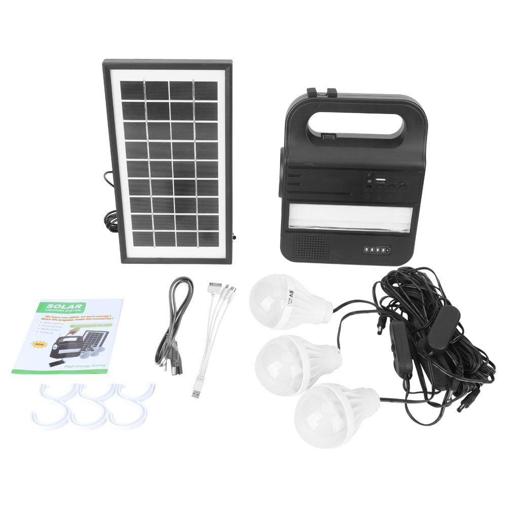 110-240V EU Plug, Multifunctional Solar Panel for Off-grid Energy System Home Solar Power Generator Kit