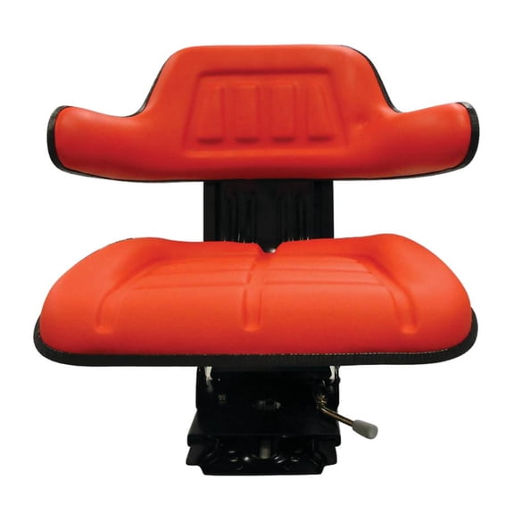 OEM Grade Economy Red Suspension Seat Compatible with Case IH 258 454 464 484 485 574 584 585 674 684 685 784 785 884 885 International Harvester Replaces 533223R91 3070924R91