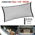 thumbnail image 1 of 110*60CM Car Trunk Net Bag Hook Hanging Bag Storage Bag Tail Box Sundries Net Storage Net, 1 of 9