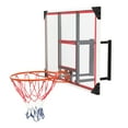 thumbnail image 1 of 110*75 Wall Mounted Basketball Hoop,  Backboard Hoops and Goal Rim Combo, Potable Shatterproof Polycarbonate Board with All-Steel Rustproof Frame for Outdoor, Indoor, 1 of 9