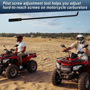1-Pack 110 Angled Carburetor Pilot Screw Adjusting Tool for ATV UTV Snowmobile Motorcycle