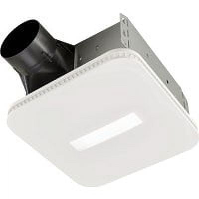 110 CFM Bathroom Exhaust Fan with CCT LED Light CleanCover? Grille, ENERGY STAR